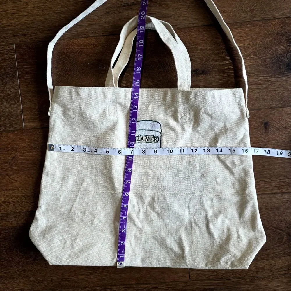 La Mer Canvas Tote Reusable Shopping Bag 14